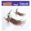 Barjan Car Tattoos Eagles Stick on Weather Resistant Vinyl Decals BA53796